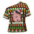Hamsome Cute Pig Christmas Cross Shoulder Shirt Xmas Holiday Patterns - Wonder Print Shop