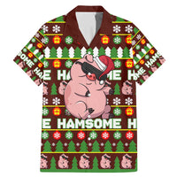 Hamsome Cute Pig Christmas Family Matching Mermaid Dress and Hawaiian Shirt Xmas Holiday Patterns - Wonder Print Shop