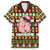 Hamsome Cute Pig Christmas Family Matching Off The Shoulder Long Sleeve Dress and Hawaiian Shirt Xmas Holiday Patterns - Wonder Print Shop