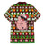 Hamsome Cute Pig Christmas Family Matching Off The Shoulder Long Sleeve Dress and Hawaiian Shirt Xmas Holiday Patterns - Wonder Print Shop