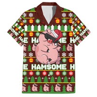 Hamsome Cute Pig Christmas Family Matching Puletasi and Hawaiian Shirt Xmas Holiday Patterns - Wonder Print Shop