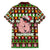 Hamsome Cute Pig Christmas Family Matching Short Sleeve Bodycon Dress and Hawaiian Shirt Xmas Holiday Patterns - Wonder Print Shop