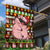 Hamsome Cute Pig Christmas Garden Flag Xmas Holiday Patterns - Wonder Print Shop