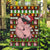 Hamsome Cute Pig Christmas Garden Flag Xmas Holiday Patterns - Wonder Print Shop