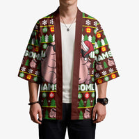 Hamsome Cute Pig Christmas Kimono Xmas Holiday Patterns - Wonder Print Shop