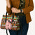 Hamsome Cute Pig Christmas Leather Bag Xmas Holiday Patterns - Wonder Print Shop
