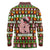 Hamsome Cute Pig Christmas Long Sleeve Polo Shirt Xmas Holiday Patterns - Wonder Print Shop