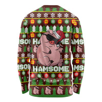 Hamsome Cute Pig Christmas Long Sleeve Shirt Xmas Holiday Patterns - Wonder Print Shop