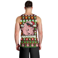 Hamsome Cute Pig Christmas Men Tank Top Xmas Holiday Patterns - Wonder Print Shop