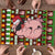 Hamsome Cute Pig Christmas Puzzle Xmas Holiday Patterns - Wonder Print Shop