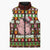 Hamsome Cute Pig Christmas Sleeveless Puffer Jacket Xmas Holiday Patterns - Wonder Print Shop