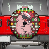 Hamsome Cute Pig Christmas Spare Tire Cover Xmas Holiday Patterns - Wonder Print Shop