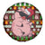 Hamsome Cute Pig Christmas Spare Tire Cover Xmas Holiday Patterns - Wonder Print Shop