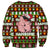 Hamsome Cute Pig Christmas Sweatshirt Xmas Holiday Patterns - Wonder Print Shop