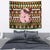 Hamsome Cute Pig Christmas Tapestry Xmas Holiday Patterns - Wonder Print Shop