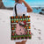Hamsome Cute Pig Christmas Tote Bag Xmas Holiday Patterns - Wonder Print Shop