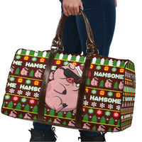 Hamsome Cute Pig Christmas Travel Bag Xmas Holiday Patterns - Wonder Print Shop