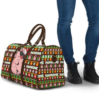 Hamsome Cute Pig Christmas Travel Bag Xmas Holiday Patterns - Wonder Print Shop