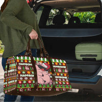 Hamsome Cute Pig Christmas Travel Bag Xmas Holiday Patterns - Wonder Print Shop