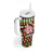 Hamsome Cute Pig Christmas Tumbler With Handle Xmas Holiday Patterns - Wonder Print Shop