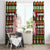 Hamsome Cute Pig Christmas Window Curtain Xmas Holiday Patterns - Wonder Print Shop