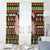 Hamsome Cute Pig Christmas Window Curtain Xmas Holiday Patterns - Wonder Print Shop