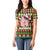Hamsome Cute Pig Christmas Women Polo Shirt Xmas Holiday Patterns - Wonder Print Shop