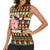 Hamsome Cute Pig Christmas Women Sleeveless Polo Shirt Xmas Holiday Patterns - Wonder Print Shop