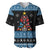 Happy Hockeyday Christmas Baseball Jersey Xmas Holiday Patterns - Wonder Print Shop