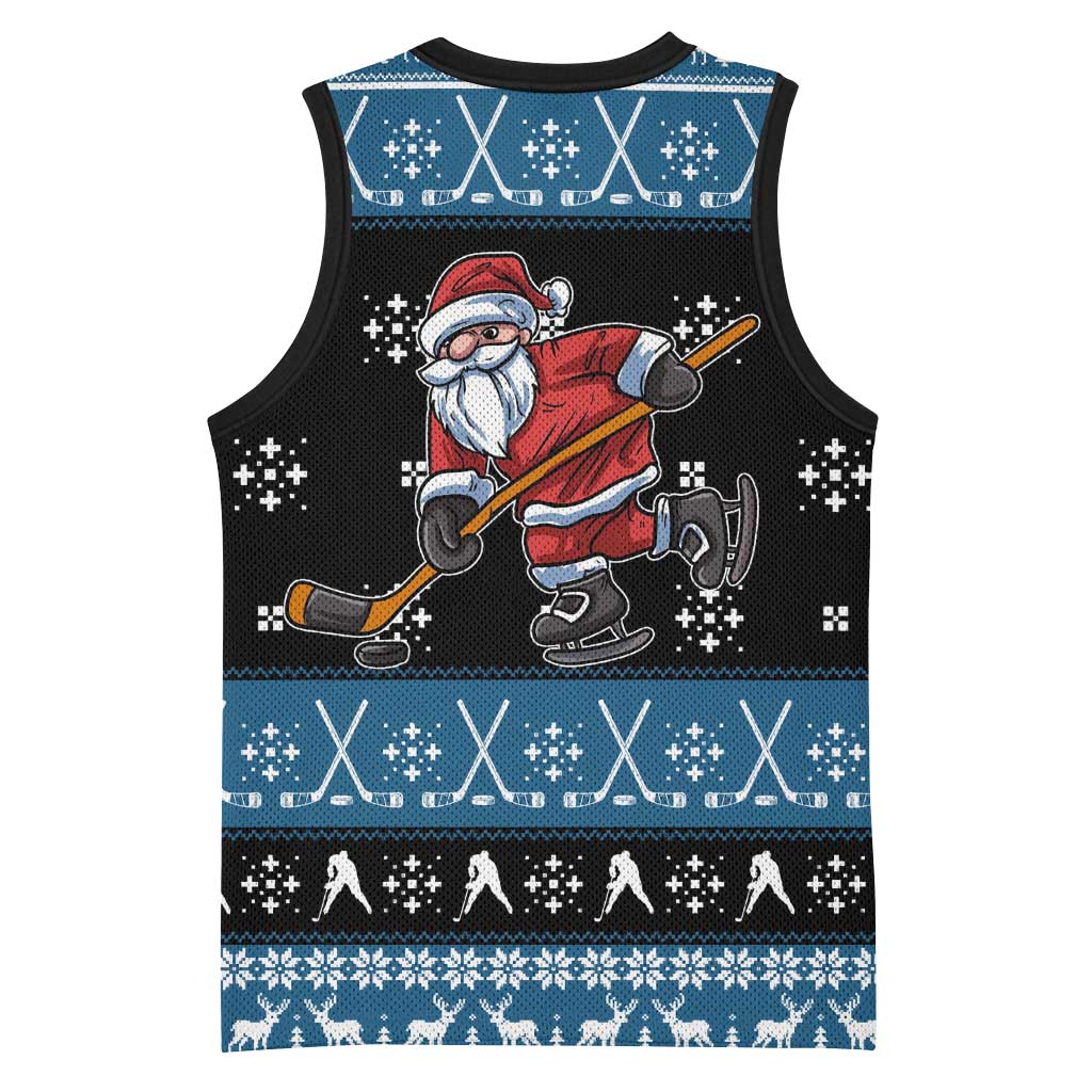 Happy Hockeyday Christmas Basketball Jersey Xmas Holiday Patterns - Wonder Print Shop