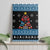 Happy Hockeyday Christmas Canvas Wall Art Xmas Holiday Patterns - Wonder Print Shop