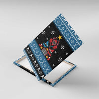 Happy Hockeyday Christmas Canvas Wall Art Xmas Holiday Patterns - Wonder Print Shop