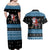 Happy Hockeyday Christmas Couples Matching Off Shoulder Maxi Dress and Hawaiian Shirt Xmas Holiday Patterns - Wonder Print Shop