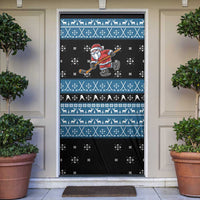 Happy Hockeyday Christmas Door Cover Xmas Holiday Patterns - Wonder Print Shop