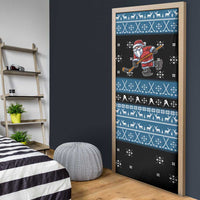 Happy Hockeyday Christmas Door Cover Xmas Holiday Patterns - Wonder Print Shop