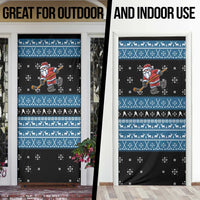 Happy Hockeyday Christmas Door Cover Xmas Holiday Patterns - Wonder Print Shop