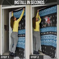 Happy Hockeyday Christmas Door Cover Xmas Holiday Patterns - Wonder Print Shop