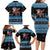 Happy Hockeyday Christmas Family Matching Long Sleeve Bodycon Dress and Hawaiian Shirt Xmas Holiday Patterns - Wonder Print Shop