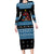 Happy Hockeyday Christmas Family Matching Long Sleeve Bodycon Dress and Hawaiian Shirt Xmas Holiday Patterns - Wonder Print Shop