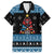 Happy Hockeyday Christmas Family Matching Off The Shoulder Long Sleeve Dress and Hawaiian Shirt Xmas Holiday Patterns - Wonder Print Shop