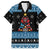 Happy Hockeyday Christmas Family Matching Off Shoulder Maxi Dress and Hawaiian Shirt Xmas Holiday Patterns - Wonder Print Shop