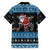 Happy Hockeyday Christmas Family Matching Short Sleeve Bodycon Dress and Hawaiian Shirt Xmas Holiday Patterns - Wonder Print Shop