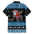 Happy Hockeyday Christmas Family Matching Summer Maxi Dress and Hawaiian Shirt Xmas Holiday Patterns - Wonder Print Shop