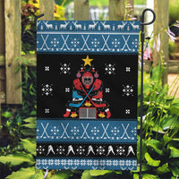 Happy Hockeyday Christmas Garden Flag Xmas Holiday Patterns - Wonder Print Shop