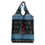 Happy Hockeyday Christmas Grocery Bag Xmas Holiday Patterns - Wonder Print Shop