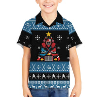 Happy Hockeyday Christmas Hawaiian Shirt Xmas Holiday Patterns - Wonder Print Shop