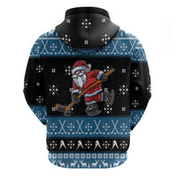 Happy Hockeyday Christmas Hoodie Xmas Holiday Patterns - Wonder Print Shop
