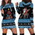 Happy Hockeyday Christmas Hoodie Dress Xmas Holiday Patterns - Wonder Print Shop