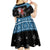 Happy Hockeyday Christmas Kid Short Sleeve Dress Xmas Holiday Patterns - Wonder Print Shop