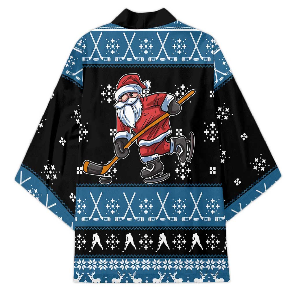 Happy Hockeyday Christmas Kimono Xmas Holiday Patterns - Wonder Print Shop